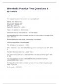 Wonderlic Practice Test Questions & Answers