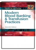 Test Bank for Modern Blood Banking & Transfusion Practices 7th Edition by Denise M&period; Harmening&vert; All Chapters covered