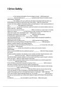 I Drive Safely New Update 2025&sol;2026&rpar; &vert;&vert;Questions and Verified Answers 100&percnt; Correct&vert; Grade A&vert;&vert;Latest