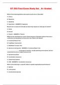 OT 550 Final Exam Study Set  A&plus; Graded 
