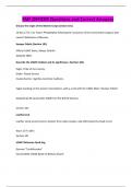 FMF OFFICER Questions and Correct Answers