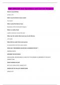 FMF OFFICER test Questions and Correct Answers