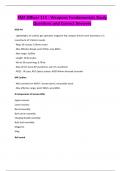 FMF Officer 115 - Weapons Fundamentals Study Questions and Correct Answers