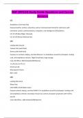 FMF OFFICER Study Guide Questions and Correct Answers