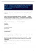 APHR CERTIFICATION STUDY GUIDES WITH CORRECT QUESTIONS AND ANSWERS&period;