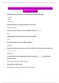 Mercury Gate TMP Course study guidevquestions & Answers 2025