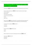 CP-FS STUDY GUIDE QUESTIONS AND  CORRECT ANSWERS 