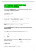 CP-FS EXAM QUESTIONS AND  CORRECT ANSWERS 