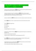 CP-FS FLASH CARDS QUESTIONS  AND CORRECT ANSWERS