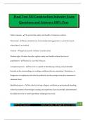Final Test 510 Construction Industry Exam Questions and Answers 100&percnt; Pass