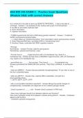 ASU BIO 345 EXAM 3 - Practice Exam Questions &lpar;Module 5&6&rpar; with correct Answers
