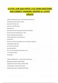 A-LEVEL LAW AQA