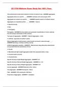 CE 3700 Midterm Exam Study Set 100&percnt; Pass 