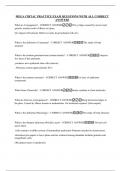 MEGA CIBTAC PRACTICE EXAM QUESTIONS WITH ALL CORRECT ANSWERS