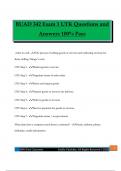 BUAD 342 Exam 1 UTK Questions and Answers 100&percnt; Pass