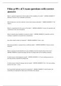 Fdny p-99 c of f exam questions with correct answers&period;