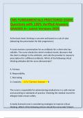 CMS FUNDAMENTALS PROCTORED EXAM Questions with 100&percnt; Verified Answers GRADED A&plus; Latest Versions 2025 