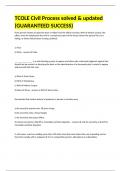 TCOLE Civil Process solved & updated &lpar;GUARANTEED SUCCESS&rpar;