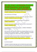 NC 302 POST LICENSING Practice EXAM Questions and Answers Latest Version 2025 GRADED A&plus;