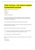 TCOLE Test Prep - CCP solved & updated &lpar;GUARANTEED SUCCESS&rpar;&period;