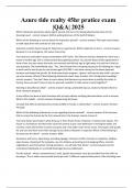 Azure tide realty 45hr pratice exam  &vert;Q&A&vert; 2025
