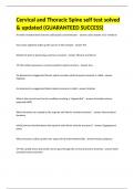 Bontrager Workbook Chapter 8-Cervical and Thoracic Spine solved & updated