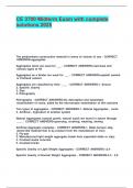 CE 3700 Midterm Exam with complete solutions 2025&period;