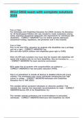 WGU D002 exam with complete solutions 2025&period;