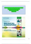 Test Bank For Medical Assisting Administrative & Clinical Competences 9th Edition by Blesi all Chapters 1-58 ISBN&colon;978035750281&lpar;Graded A&plus;&rpar; latest Version 2025