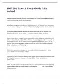 MGT&period;301 Exam 1 Study Guide fully solved