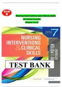 Nursing Interventions & Clinical Skills&comma; 7th Edition Potter Chapters 1-32&vert; Complete Guide A&plus;