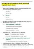 WGU Nutrition D440 Exam 2025&colon; Essential Topics & Study Hacks