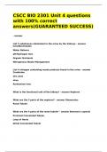 CSCC BIO 2301 Unit 4 questions with 100- correct answers&lpar;GUARANTEED SUCCESS&rpar;&period;