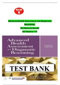 Test Bank For Advanced Health Assessment and Diagnostic Reasoning&comma; 4th Edition by Jacqueline Rhoads&comma; All Chapters 1 - 18&comma; Verified Newest Version
