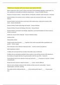PHC6001 Exam 3 Questions with Correct Answers Latest Update 2025-2026