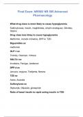 2025 NEWEST AND COMPLETE NR 565 FINAL EXAM STUDY GUIDE WITH ALL CORRECT AND DETAILED ANSWERS RATED A&plus;