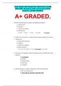 TEST BANK FOR PEDIATRIC DENTISTRY EXAM 2025-2026&period; Questions with correct and verified answers&period; LATEST UPDATE&period;  A&plus; GRADED&period;