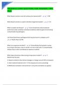 FRESENIUS EXAM QUESTIONS AND ANSWERS 100&percnt; PASS