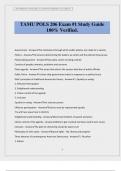 TAMU POLS 206 Exam &num;1 Study Guide 100&percnt; Verified
