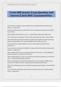 Vivint SHP practice Exam Questions And Answers &vert;Latest 2025 &vert; Guaranteed Pass