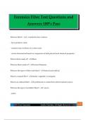 Forensics Fiber Test Questions and Answers 100&percnt; Pass