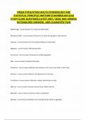 NR503-POPULATION HEALTH EPIDEMIOLOGY AND STATISTICAL PRINCIPLES MIDTERM &lpar;CHAMBERLAIN&period;EDU&rpar; STUDY GUIDE QUESTIONS &lpar;LATEST 2025 &sol; 2026&rpar; AND VERIFIED RATIONALIZED ANSWERS&comma; 100&percnt; GUARANTEE PASS