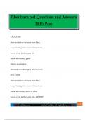 Fiber Optics Technician Bundled Exams Questions and Answers 100&percnt; Pass Guaranteed