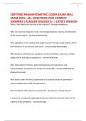 CERTIFIED PARAOPTOMETRIC CODER EXAM REAL EXAM 2025 &vert; ALL QUESTIONS AND CORRECT ANSWERS &vert; ALREADY GRADED A&plus; &vert; LATEST VERSION