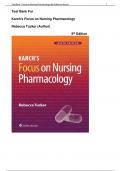 Test Bank For Karch's Focus on Nursing Pharmacology&comma; 9th Edition &period;  Rebecca Tucker &lpar;Author&rpar;&vert; All Chapters 1-59 