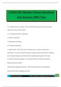 LOMA 291 Module 4 Exam Questions and Answers 100&percnt; Pass