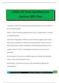 LOMA 311 Exam Questions and Answers 100&percnt; Pass