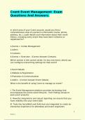 Cvent Event Management Exam Questions And Answers&period;