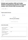 Echelon quiz questions&colon; EKG and Cardiac Rhythms Comprehensive Question and Answer Session with a Perfect 100&percnt; Accuracy&comma; 2025