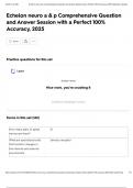 Echelon neuro a & p Comprehensive Question and Answer Session with a Perfect 100&percnt; Accuracy&comma; 2025